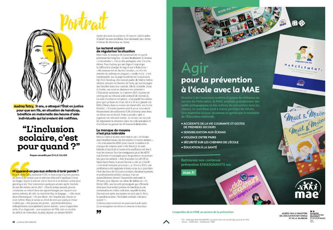 Ecole pour tous: la FCPE vous invite à lire la revue des parents