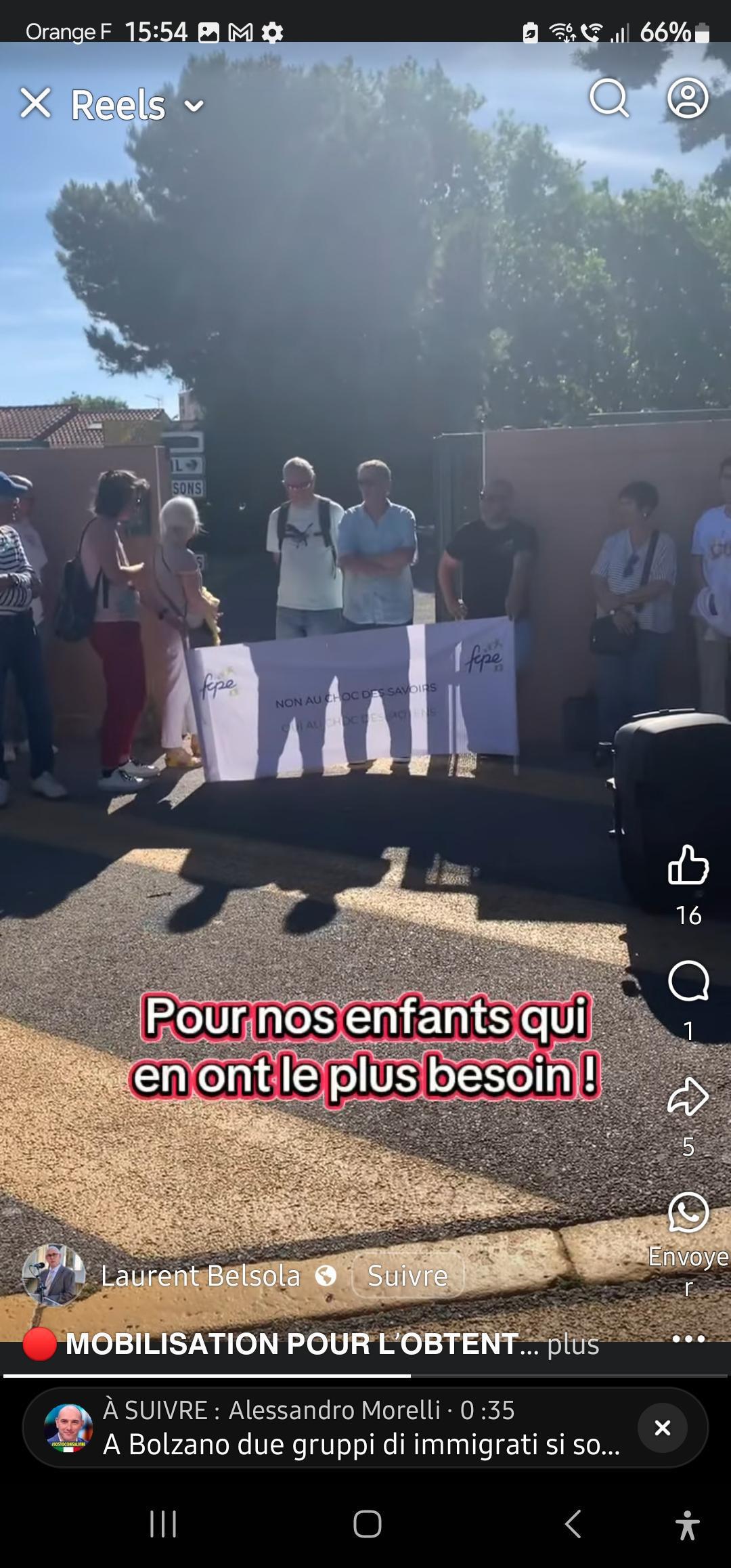 La FCPE13 aux côté de la CGT pour l'ouverture d'un dispositif ULIS au collège Paul Eluard à Port de Bouc