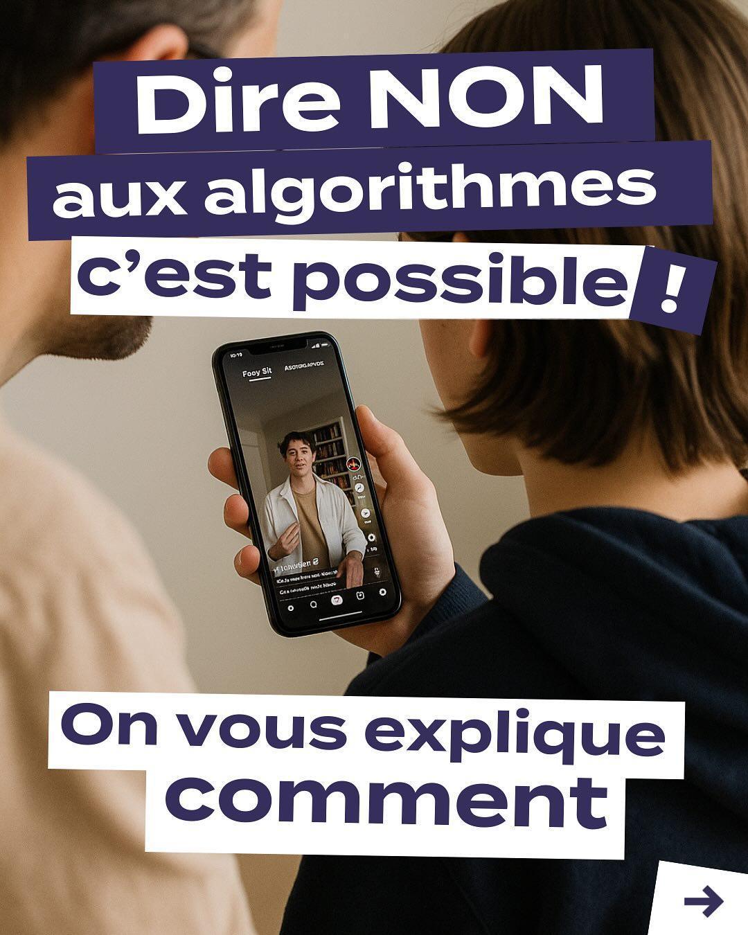 Vous saviez que vos enfants peuvent accéder à un fil SANS algorithme sur leurs réseaux sociaux ? Et vous aussi d’ailleurs 😏