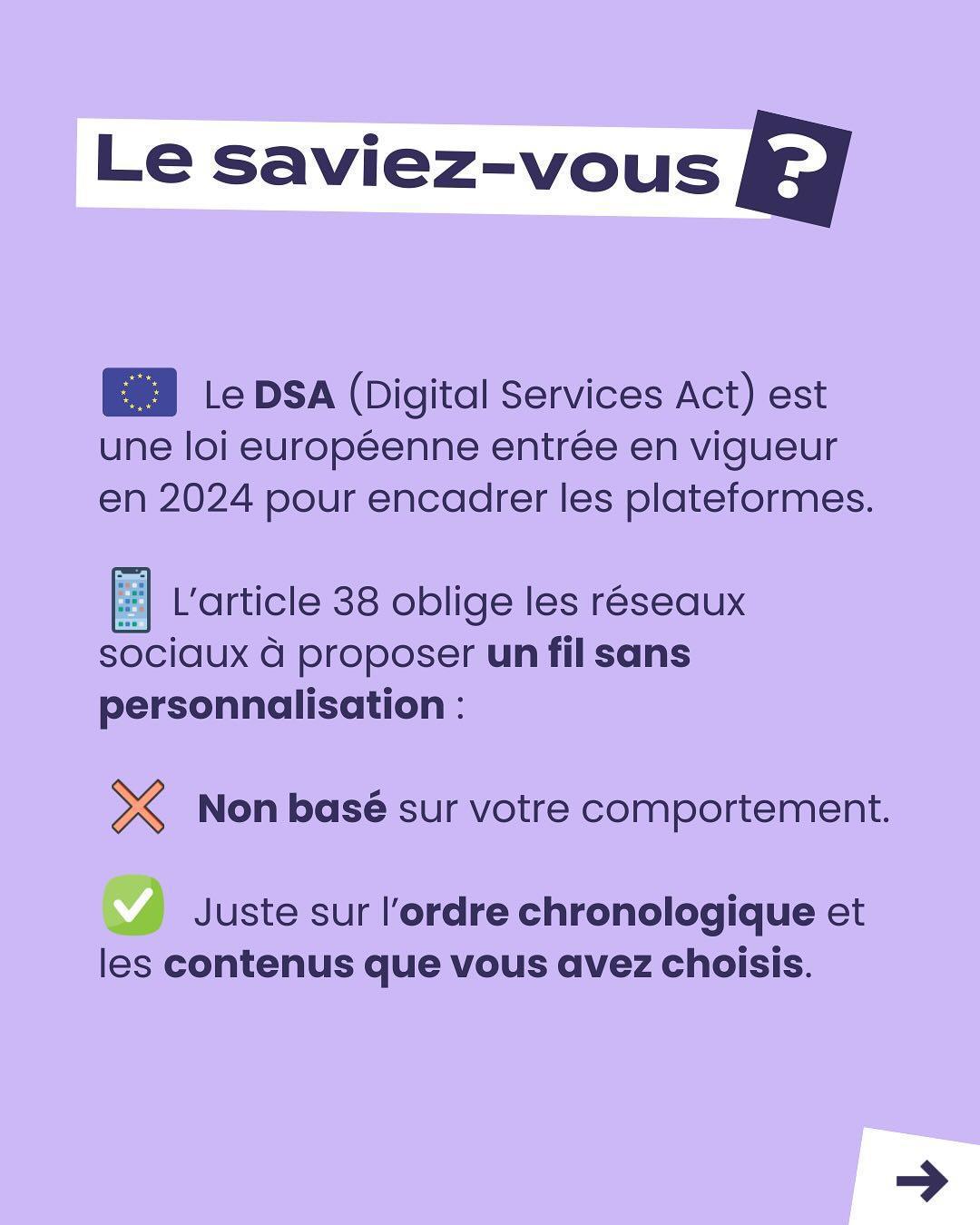 Vous saviez que vos enfants peuvent accéder à un fil SANS algorithme sur leurs réseaux sociaux ? Et vous aussi d’ailleurs 😏