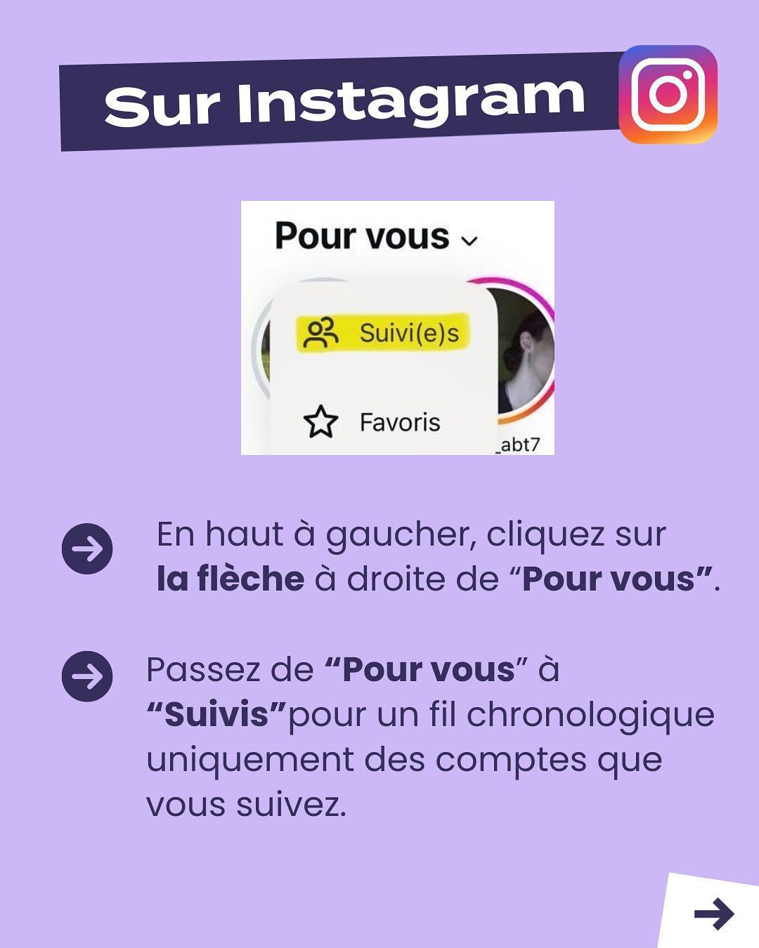 Vous saviez que vos enfants peuvent accéder à un fil SANS algorithme sur leurs réseaux sociaux ? Et vous aussi d’ailleurs 😏