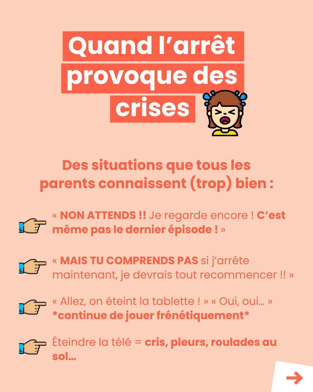 Les crises au moment d’éteindre les écrans… ça vous parle ?