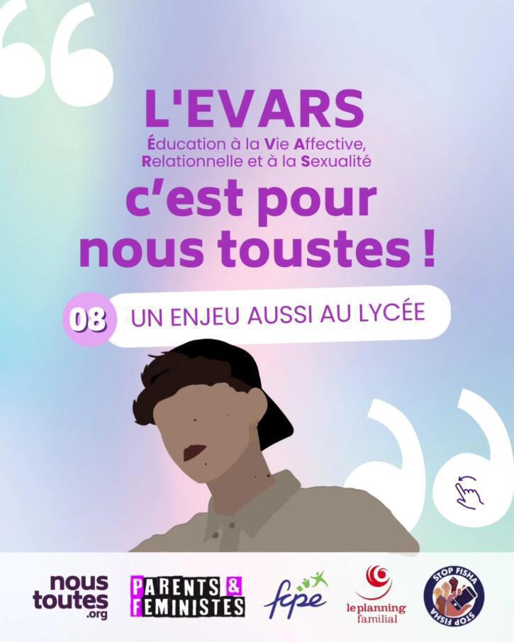 EVARS: au lycée aussi c'est important d'en parler...