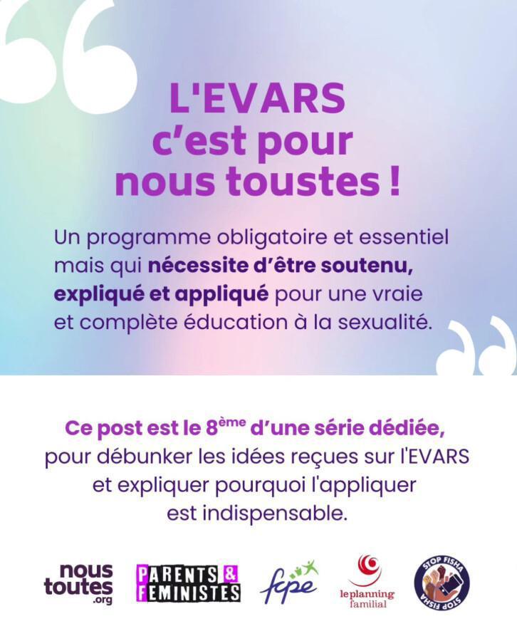 EVARS: au lycée aussi c'est important d'en parler...