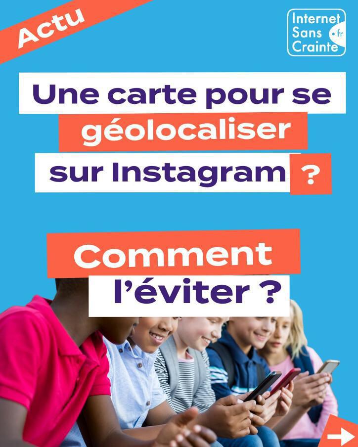 Une carte pour se géolocaliser sur Instagram, vous êtes au courant? 