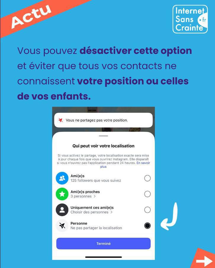 Une carte pour se géolocaliser sur Instagram, vous êtes au courant? 