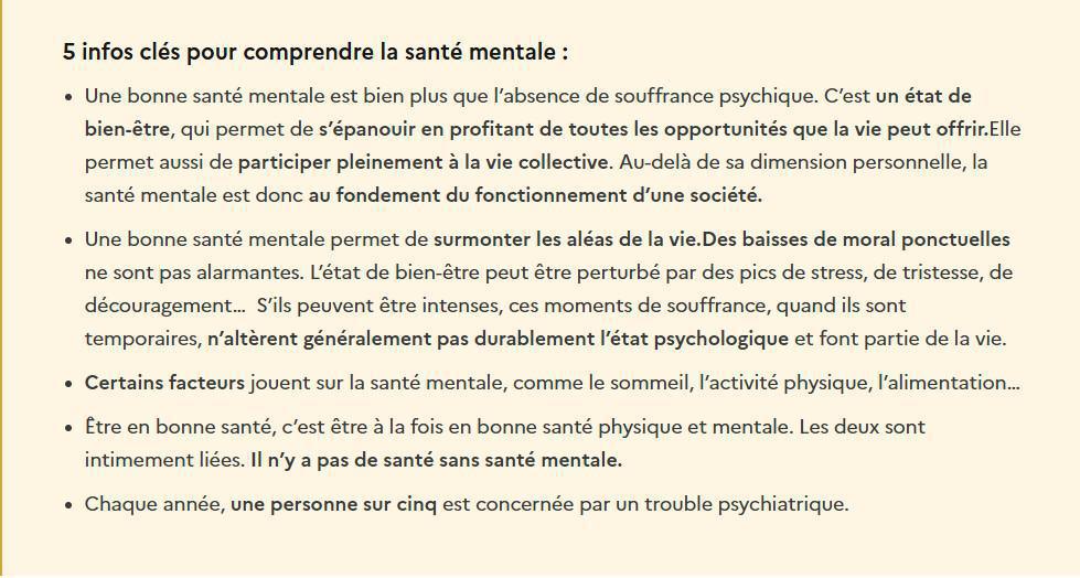 Parlons santé mentale ! « Parlons santé mentale ! ». Plus qu’un slogan, cette formule est une ambition pour notre société portée par le Gouvernement, qui a fait de la santé mentale la grande cause nationale 2025.
