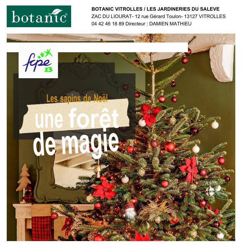 La FCPE et BOTANIC Vitrolles partenaires! en pj le coupon à présenter en caisse, ajoutez le nom de l'école de votre enfant!