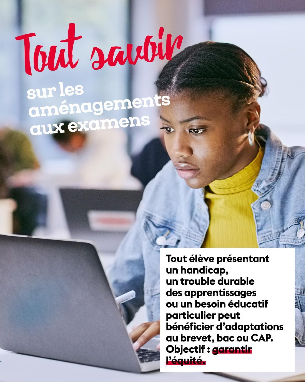 Replay du webinaire du 20 novembre 2025 sur les aménagements aux examens 