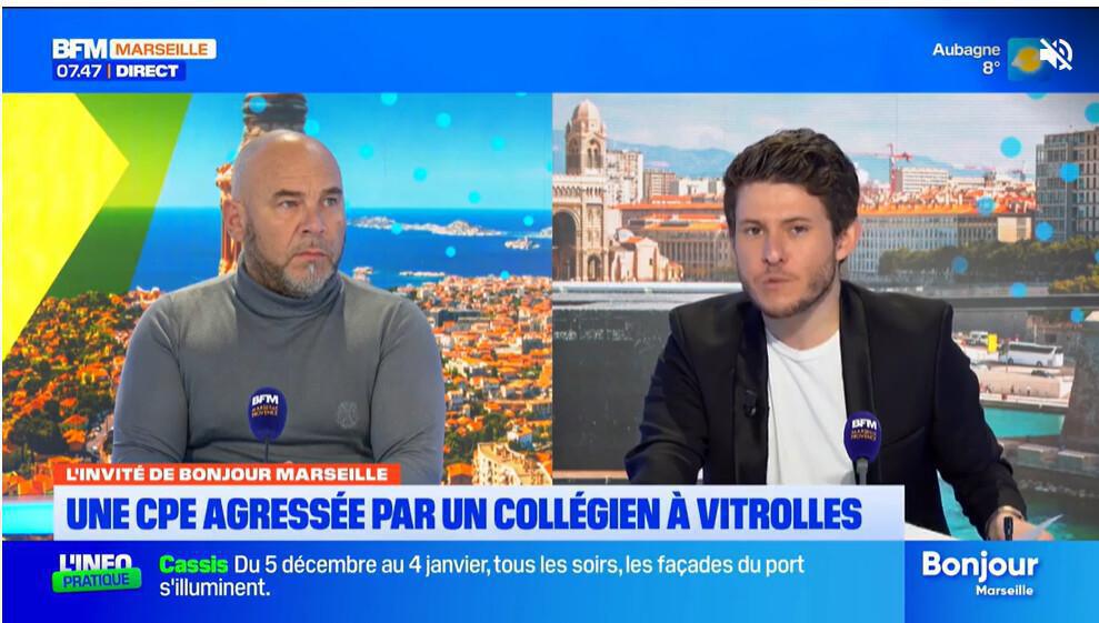 Incident au collège Henri Bosco à Vitrolles, les liens maritima et bfm