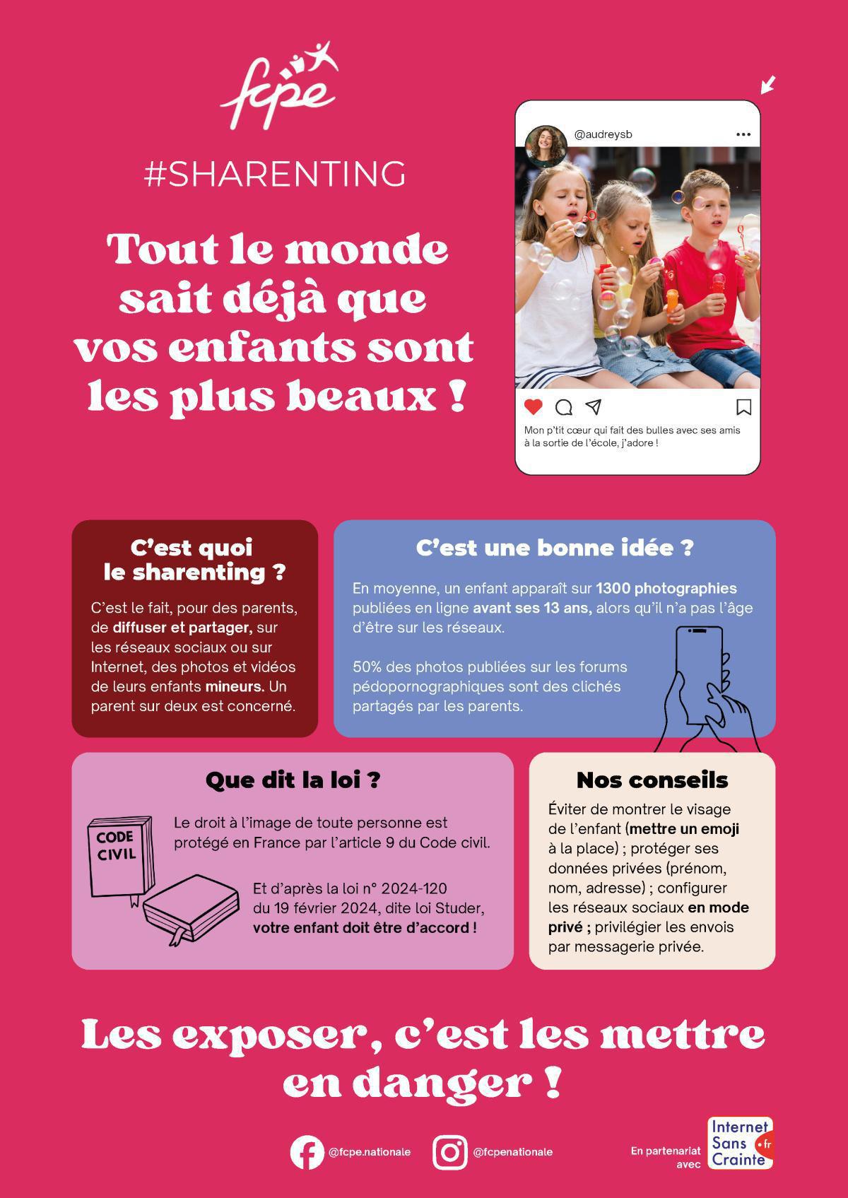 Prendre en photo ou vidéo ses enfants et les garder pour soi, c’est le bon réflexe !