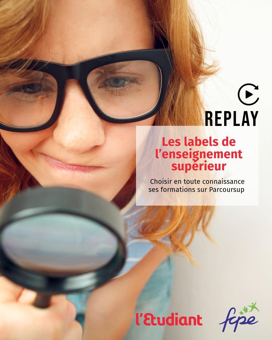 alerte replay "choisir ses formations sur parcoursup"