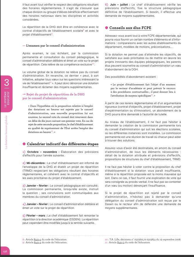 Baisse de la DGH dans les lycées du Département: la FCPE13 dit stop!!!