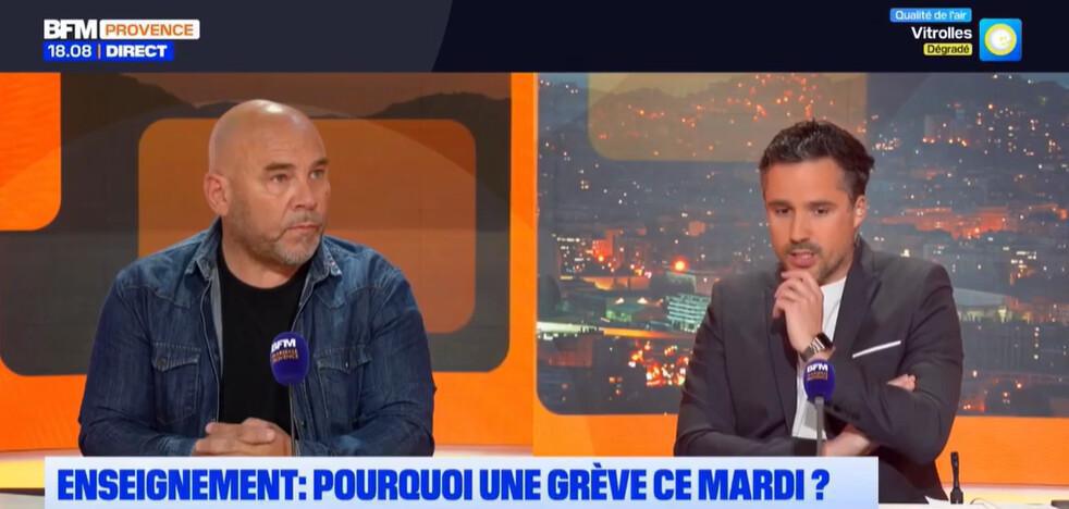Baisse des moyens: la fcpe13 sur BFM Marseille Provence