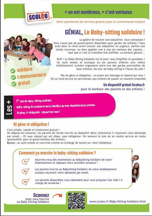 La FCPE13 et SCOLEO deviennent partenaires!! La fiche contact en PJ