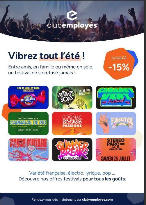 Adhérez dès aujourd'hui afin de bénéficier des avantages du CLUB FCPE 13 cet été!