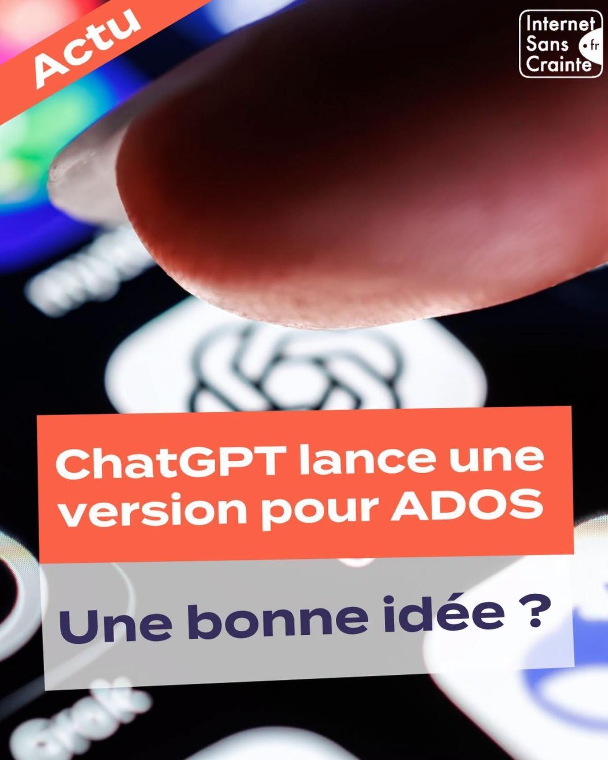 👀 Votre ado utilise déjà ChatGPT pour ses devoirs, ou pour poser des questions…? OpenAI vient d’annoncer une nouvelle expérience