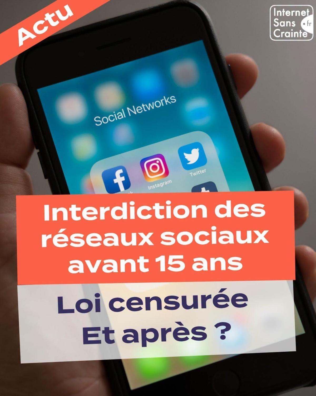  𝗥𝗲́𝘀𝗲𝗮𝘂𝘅 𝘀𝗼𝗰𝗶𝗮𝘂𝘅 : 𝗹𝗮 𝗹𝗼𝗶 𝗰𝗲𝗻𝘀𝘂𝗿𝗲́𝗲. 𝗤𝘂𝗲 𝗿𝗲𝘁𝗲𝗻𝗶𝗿 ?