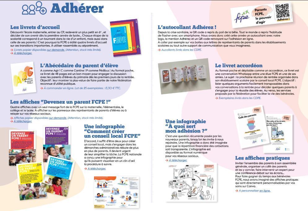 kit de rentrée FCPE