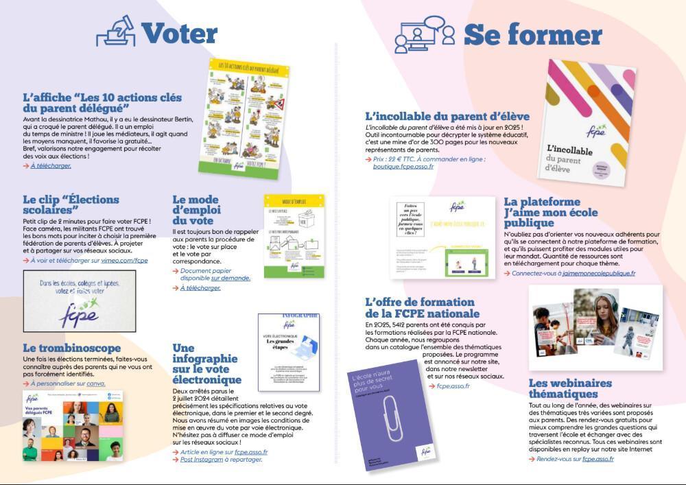kit de rentrée FCPE