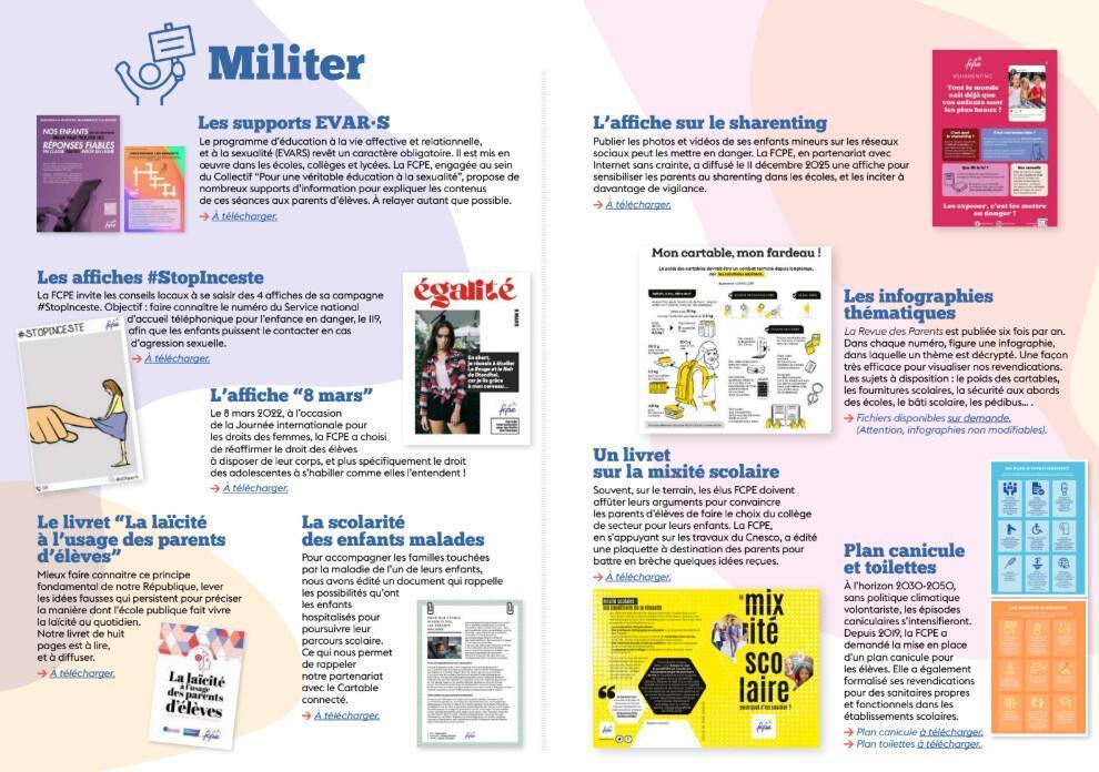 kit de rentrée FCPE