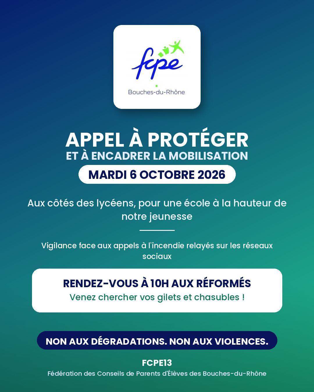Parents nous avons besoin de vous!