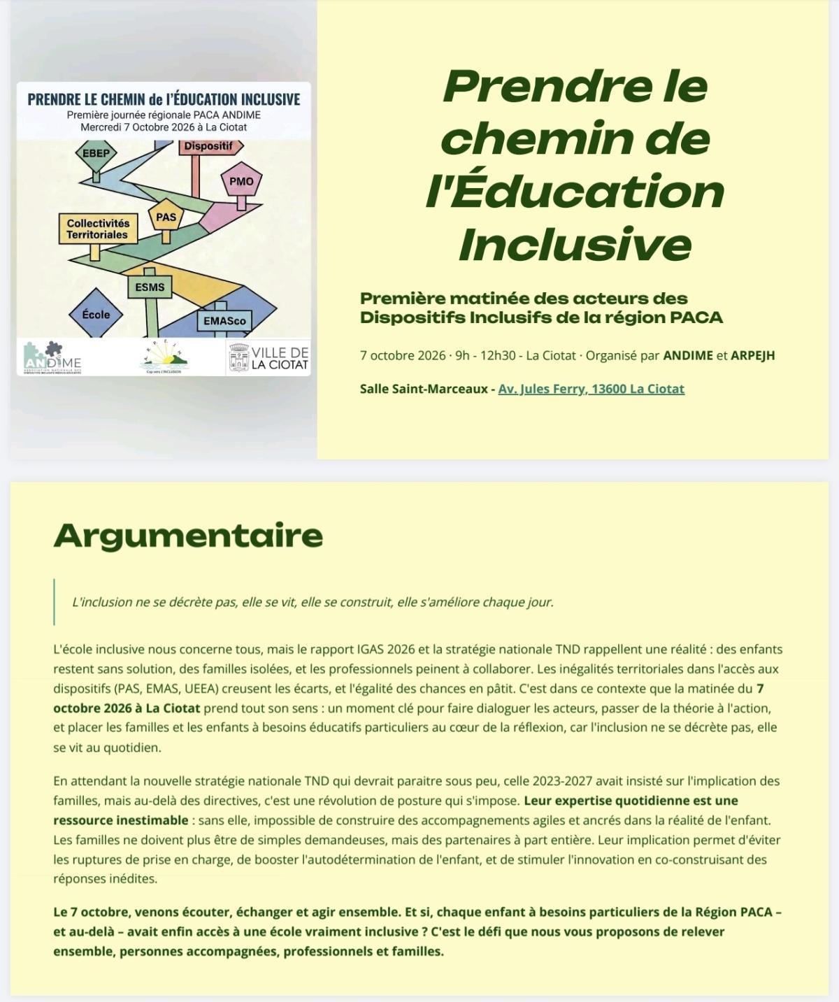Une journée fcpe 13 placée sous le signe de l'inclusion 