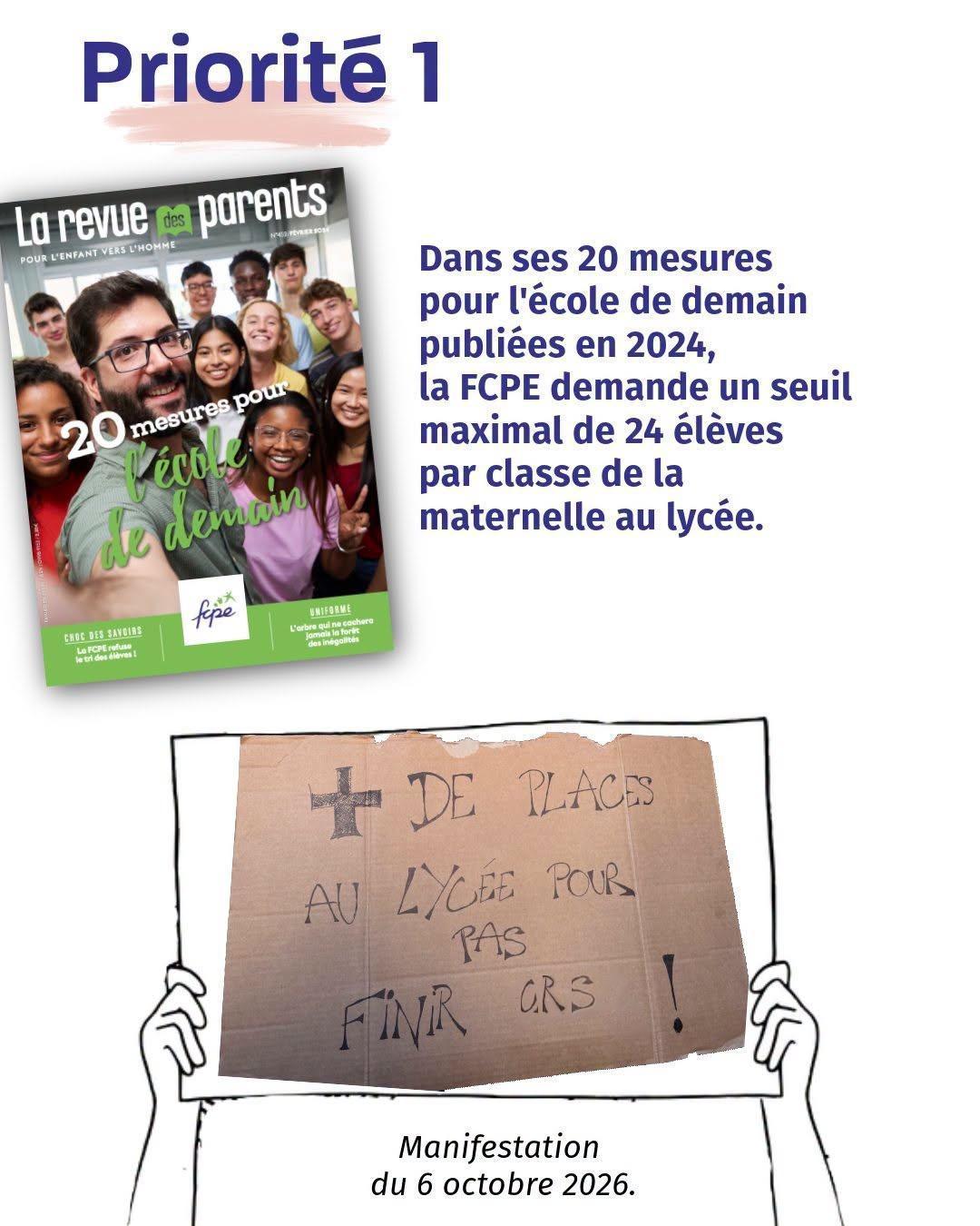 mobilisation lycéenne: la FCPE13 sera une nouvelle fois à leurs côtés.