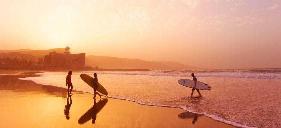 Una cena al tramonto a Las Canteras