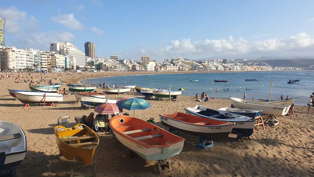 Una cena al tramonto a Las Canteras