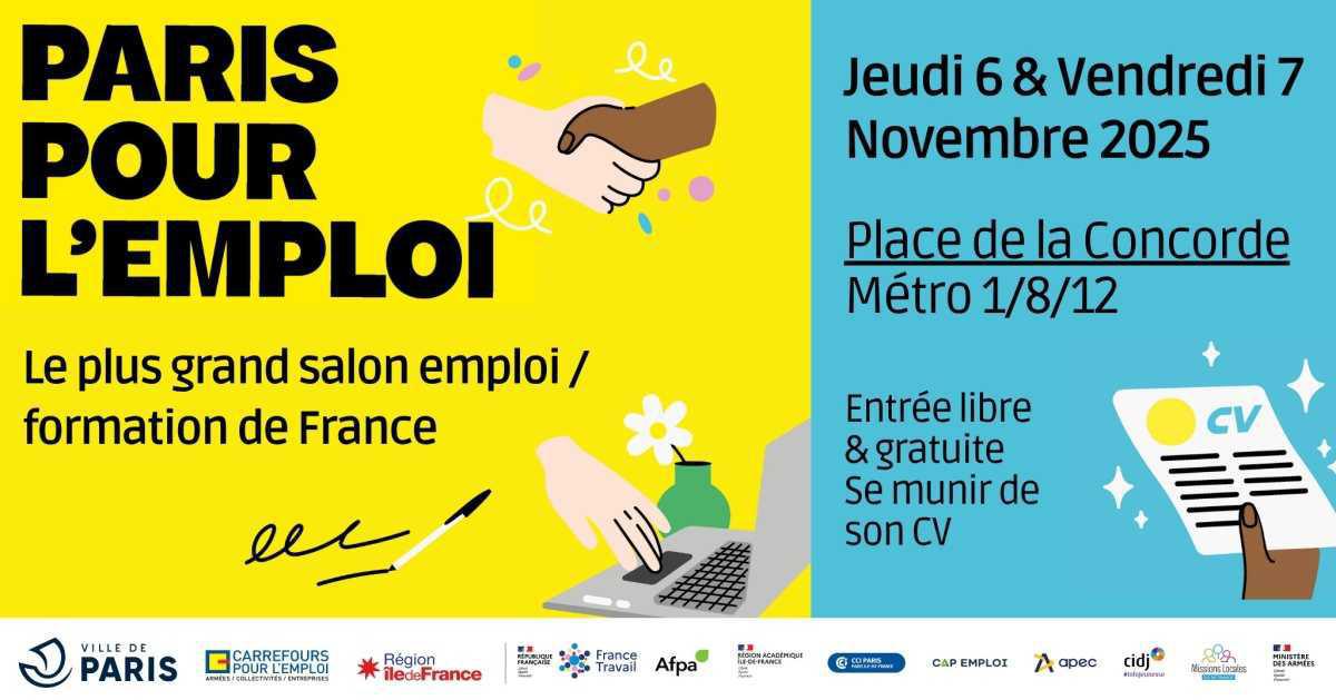 La CFTC Paris au salon Paris pour l’Emploi – Stand B05