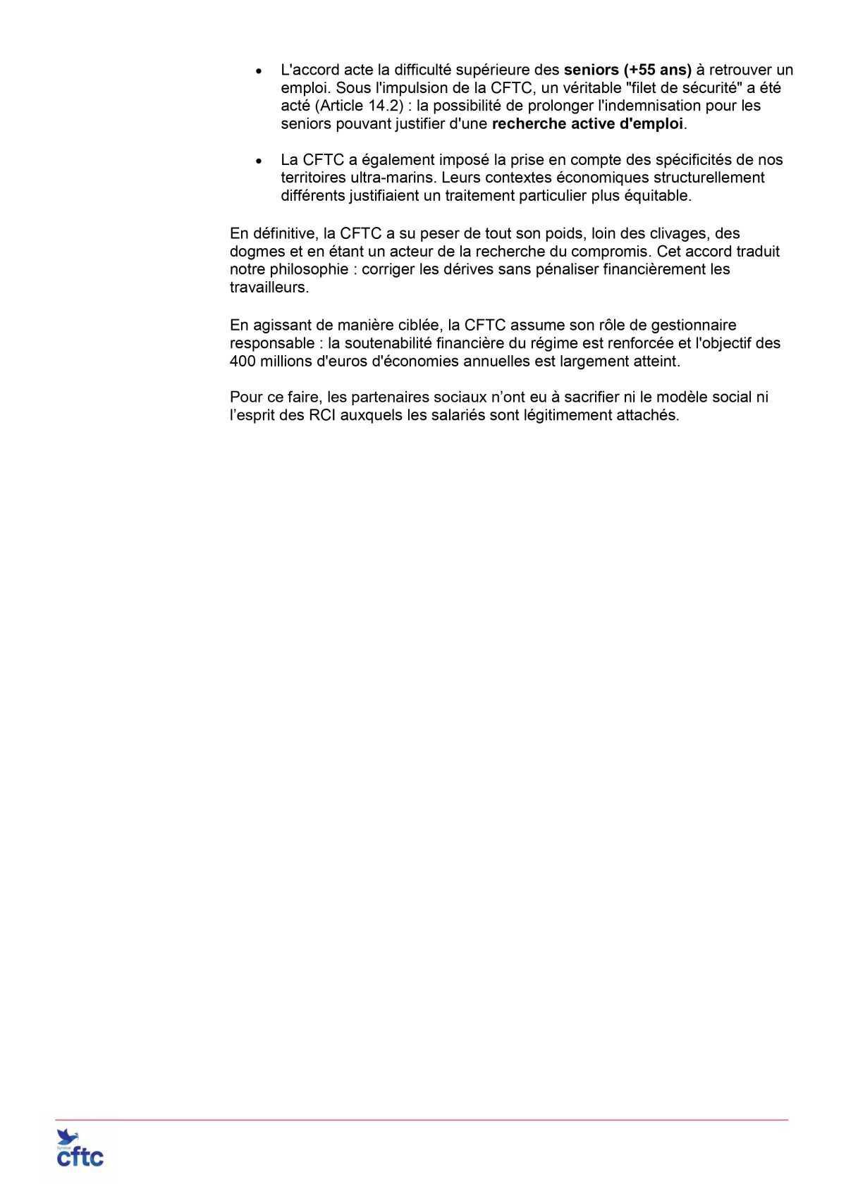 Assurance chômage : la CFTC protège les salariés et préserve les ruptures conventionnelles