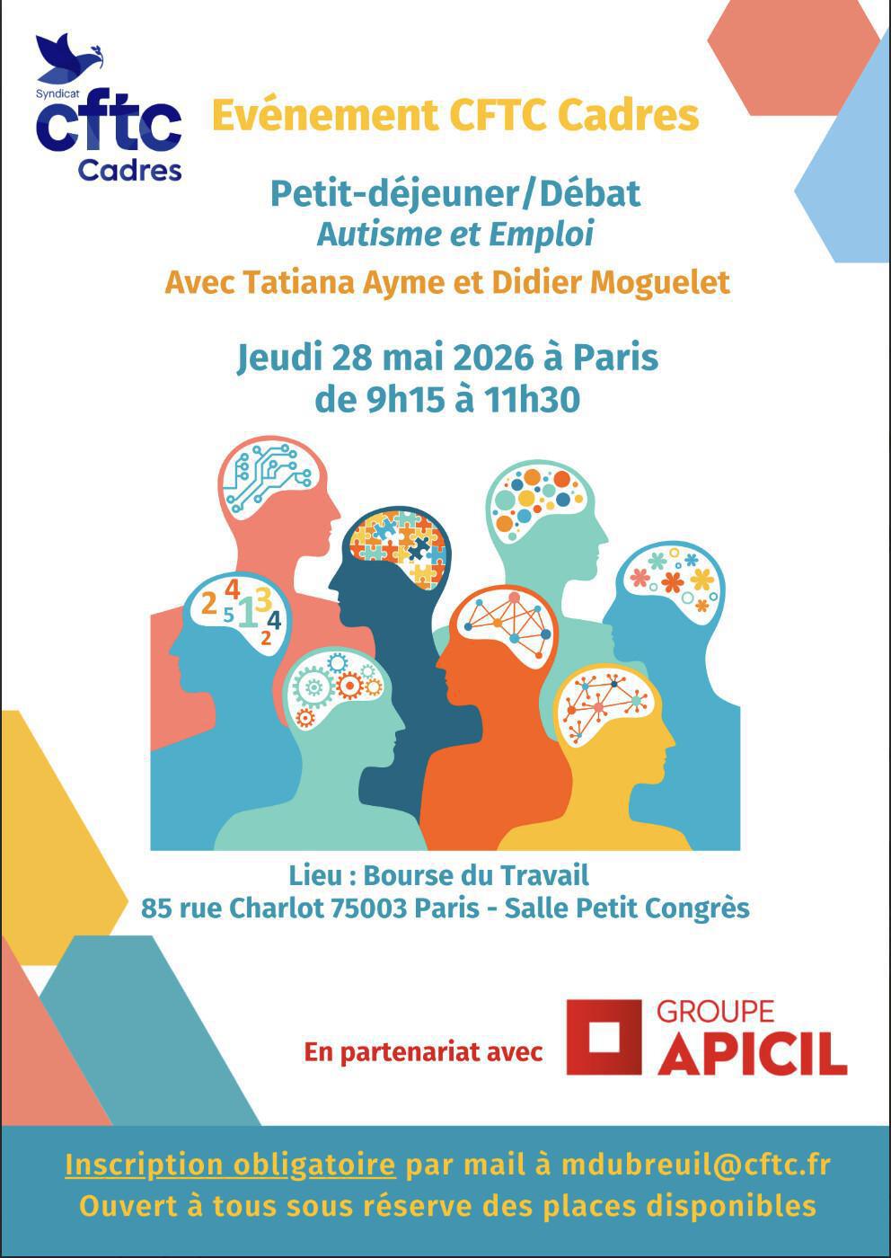 Autisme et emploi : un petit-déjeuner/débat pour faire avancer les lignes à Paris