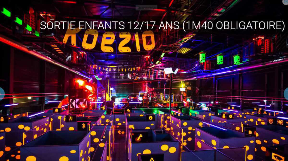 Sortie enfants Koezio 12/17 ans - 1m40 obligatoire
