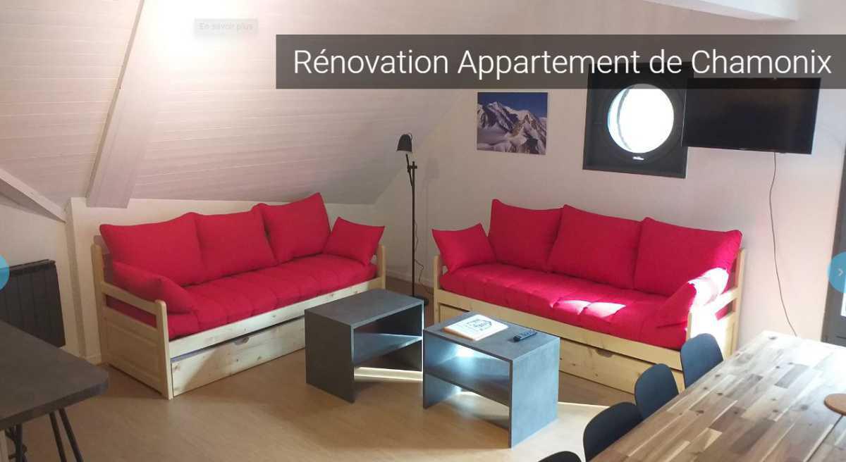 Rénovation de l'appartement de Chamonix