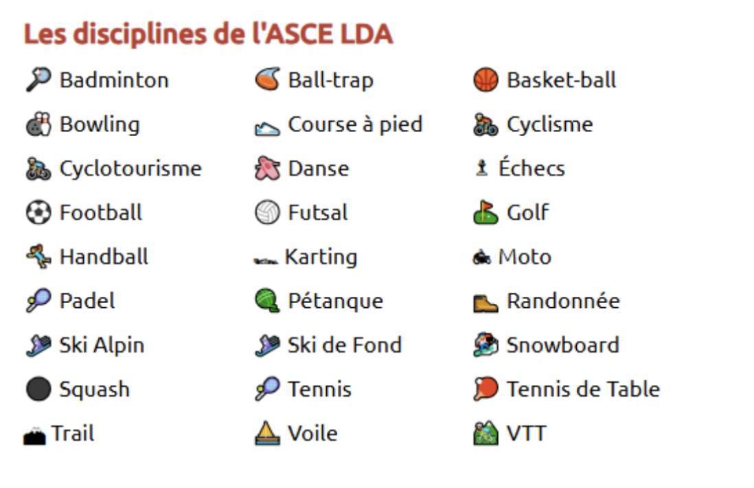 Rejoignez l'Association Sportive de la CELDA !