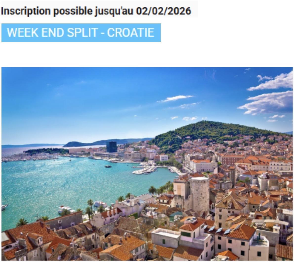 RÉSERVATIONS VOYAGES / WEEK- END