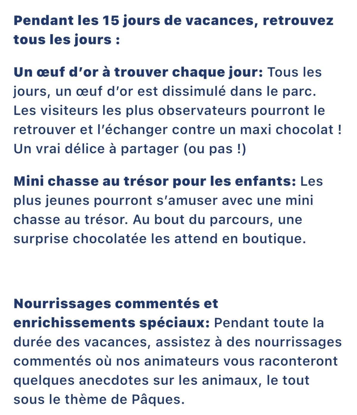 WEEKEND - Les nuits safari PEAUGRES - spécial paques