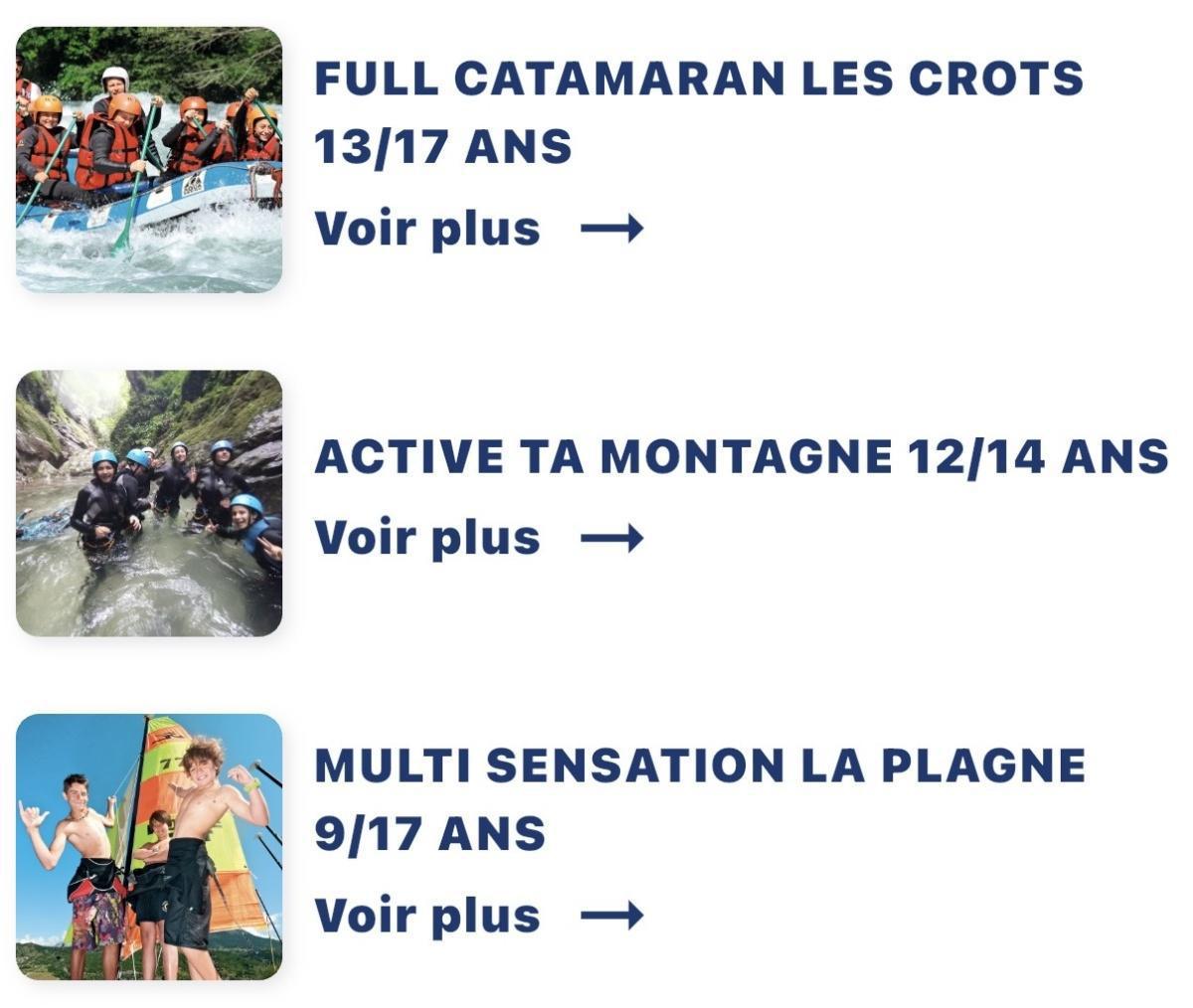 STAGES ENFANTS ETE 2026