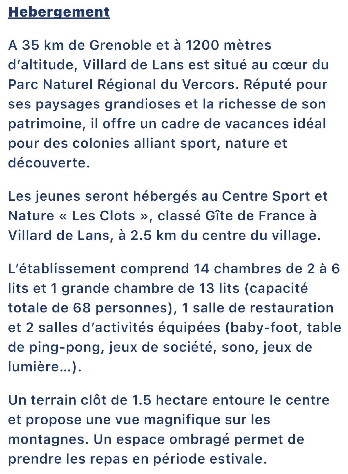 STAGES ENFANTS ETE 2026