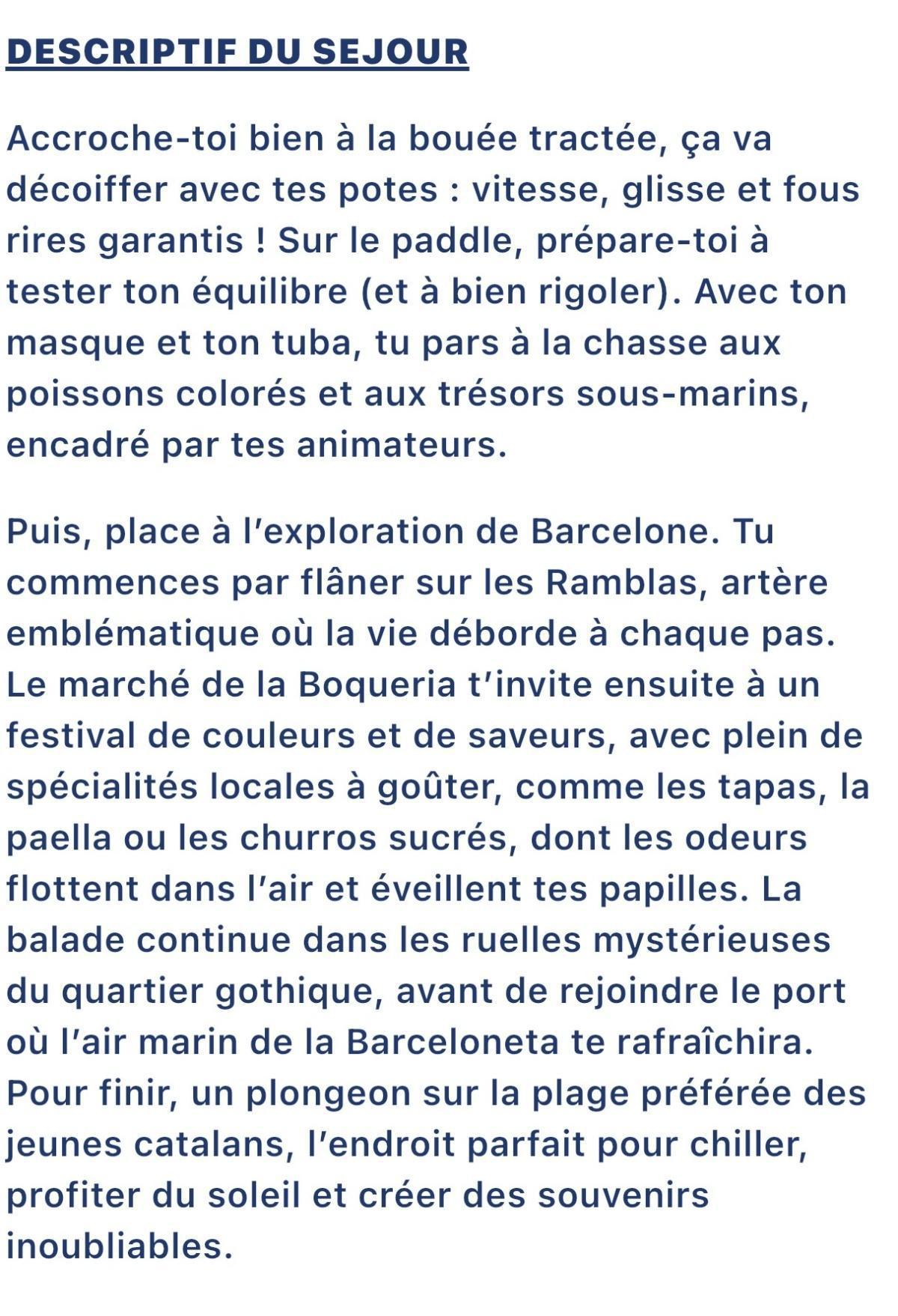 STAGES ENFANTS ETE 2026