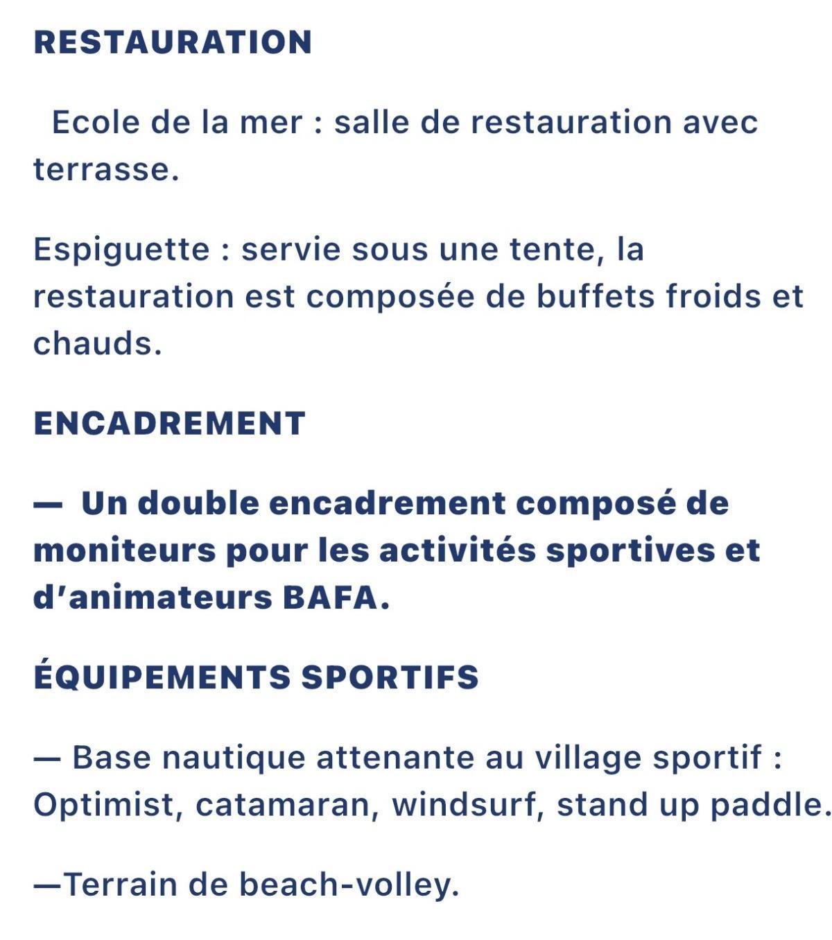 STAGES ENFANTS ETE 2026
