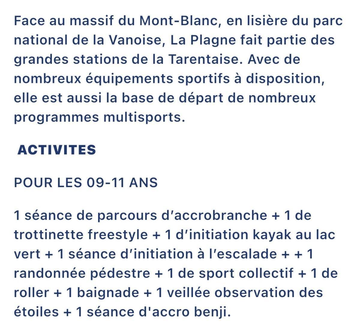 STAGES ENFANTS ETE 2026