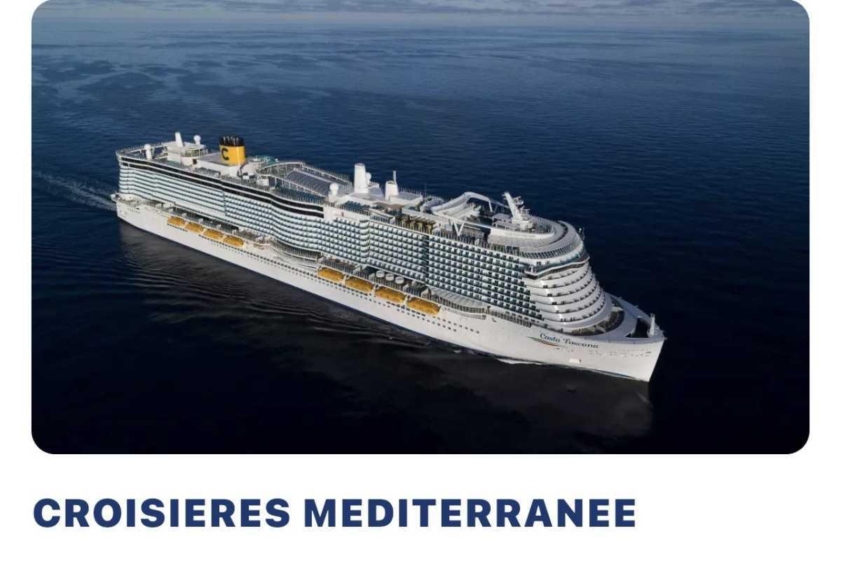 2 CROISIÈRES MÉDITERRANÉE : DÉPART SAMEDI OU DIMANCHE