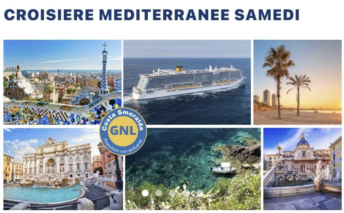 2 CROISIÈRES MÉDITERRANÉE : DÉPART SAMEDI OU DIMANCHE