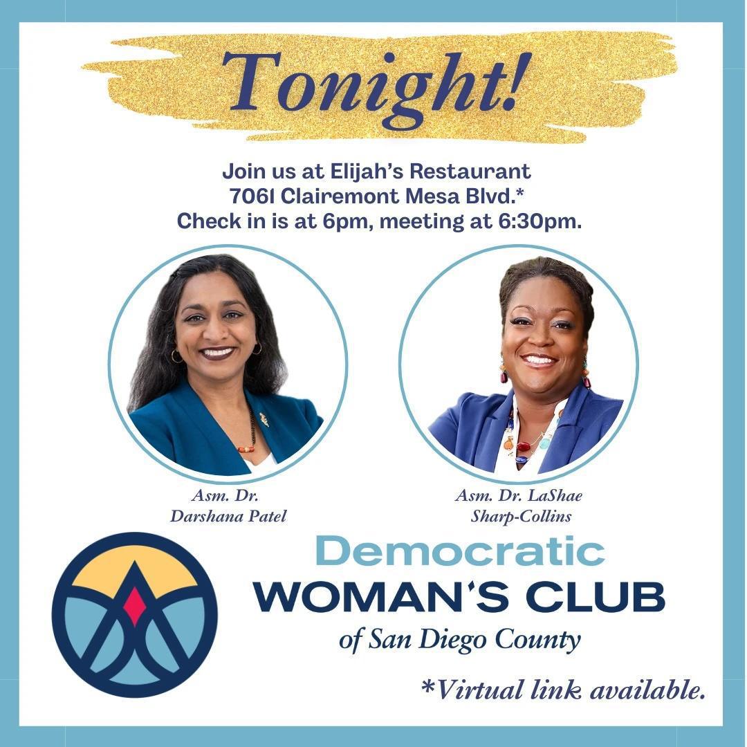 May 19 Meeting — Assemblymembers Dr Darshana Patel & Dr LaShea Sharp-Collins May 19 Meeting — Assemblymembers Dr Darshana Patel & Dr LaShea Sharp-Collins
