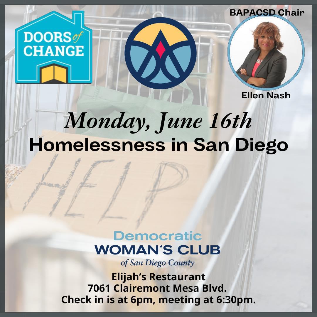 June 16 — Homelessness in San Diego