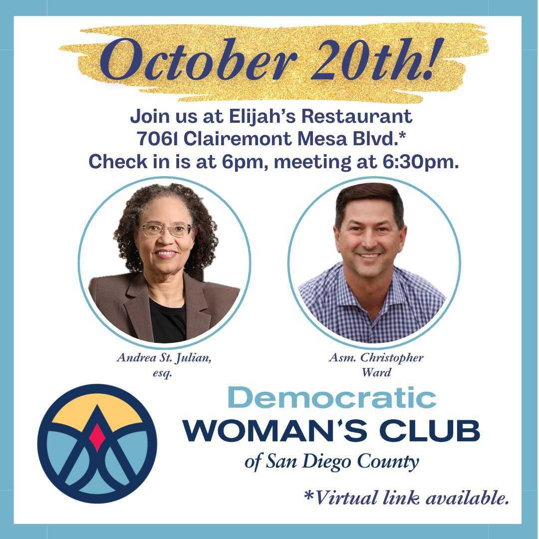 Oct 20 —&nbsp;Rank Choice Voting, Prop 50 and more