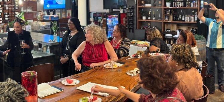 Celebrating with the BAWR Democratic Club