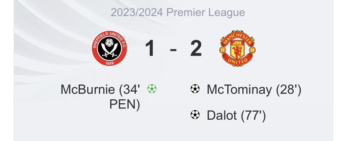 Sheff Utd 1-2 Man Utd: McTominay concedes penalty, Dalot nets wonderful stunner